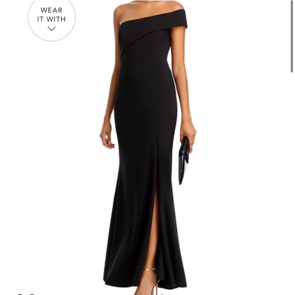 AQUA Beautiful Black Gown 🖤